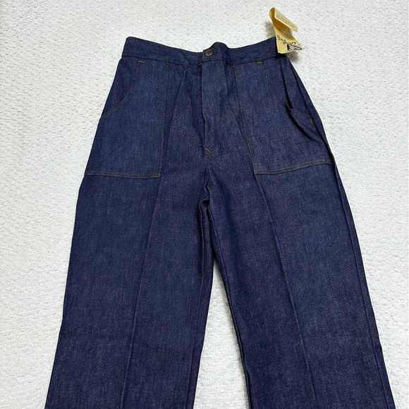 Vintage Sears That Fit Blue Elastic Waist Denim Jeans Women’s Size 12 - Picture 1 of 10